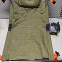 ONTYZZ Stadium Seats with Back Support Inflatable Portable Folding Comfort Seat Waterproof Cushion with Backrest for Sports Events Stadium and Camping, Green : Sports & Outdoors, Green