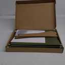 Blue Summit Supplies Legal Size Hanging File Folders, 2" Expansion, 1/3 Cut Adjustable tabs, Legal Size, 5 Tab Locations, Designed for Legal and Law Office File Organization, Standard Green, 25 Pack