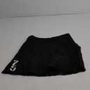 SCKTOO Women's Girl High Waisted Pleated Tennis Skirt School A-Line Skater Skirts with Lining Shorts, (Black, M)