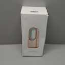 Let'me Desk Fan, 11.8 Inch Portable Bladeless Fan Small Personal Cooling Fan with 5 Colors Touch Control LED Light, Quiet USB Table Fan for Home, Office, Bedroom Summer Gift (GREEN)