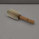 Boar Bristle Round Brush with Cork Handle - 2.75 Inch with Nylon Pins - Blow Dry Fine Thinning Color-Treated Hair - Volumizing Blowout for Women