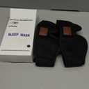 2-Pack Bluetooth Sleep Mask, Sleep Mask with Bluetooth Headphones, Eye Mask with Sleeping Headphones for Side Sleeper, Nap, ASMR, Air Travel, Meditation, Relaxation (Black)