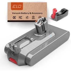 Premium Battery for Dyson V15, V11, Outsize Vacuum - High Capacity, Fast Charging, Long Lasting - Built for V15 Detect and Detects Series- SV22, SV47. Replacement Battery No. 970938-01, 970425-01.
