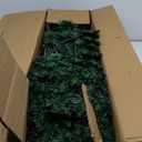 7.5 ft. Pre-Lit Hinged Artificial Pencil Christmas Tree with 350 Warm White Lights