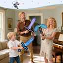 Foam Sword and Pickaxe Set Kids Role Play Toys for Halloween, Cosplay Video Game Parties