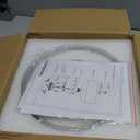 Small Semi Flush Mount Ceiling Light Fixture, Vintage Matte Black Close to Ceiling Lighting with Etched Glass Shade for Hallway, Kitchen, Entryway (Retro Design, Easy Install) (9.45in)