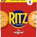 RITZ Original Crackers, Snacks for Kids and Adults, Lunch Snacks, Family Size, 20.5 oz Pack of 3,  BB: 27 MAR 2026