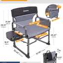 KingCamp XXL Heavy Duty Camping Directors Chair 550lbs Outdoor Camp Chairs, XX-Large