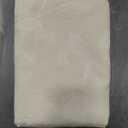 OVZME Ivory Sheer Curtains 72 inches Long 2 Panels for Living Room, Jacquard Clip Leaf Pattern Textured Light Filtering Window Semi Sheer Voile Drapes for Bedroom, Each Panel 42 x 72 Inch