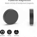 Strong Neodymium, Rare Earth Magnets for Crafts, Heavy Duty, Round, Small, 1.18x 0.12 Inch, 10 PCS,Black