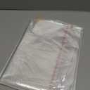 100 Pieces 13" x 18" Newspaper Sleeves Preservation 2 Mil Self-adhesive Newspaper Plastic Bags Resealable Clear Bags for Newspaper
