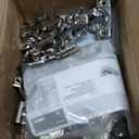 Blum Compact BLUMOTION Hinge (25 Kits), 1/2" Overlay, 105 Opening Angle, Steel, Integrated Soft-Close Hinges for Face Frame Cabinets