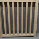 YOCAN Non-Painted Wood FreeStanding Pet Gate for Dogs,Wooden Dog Gates for Doorways, Stairs,The House, Dog Fences Indoor Puppy Gate-2 Panel H:23