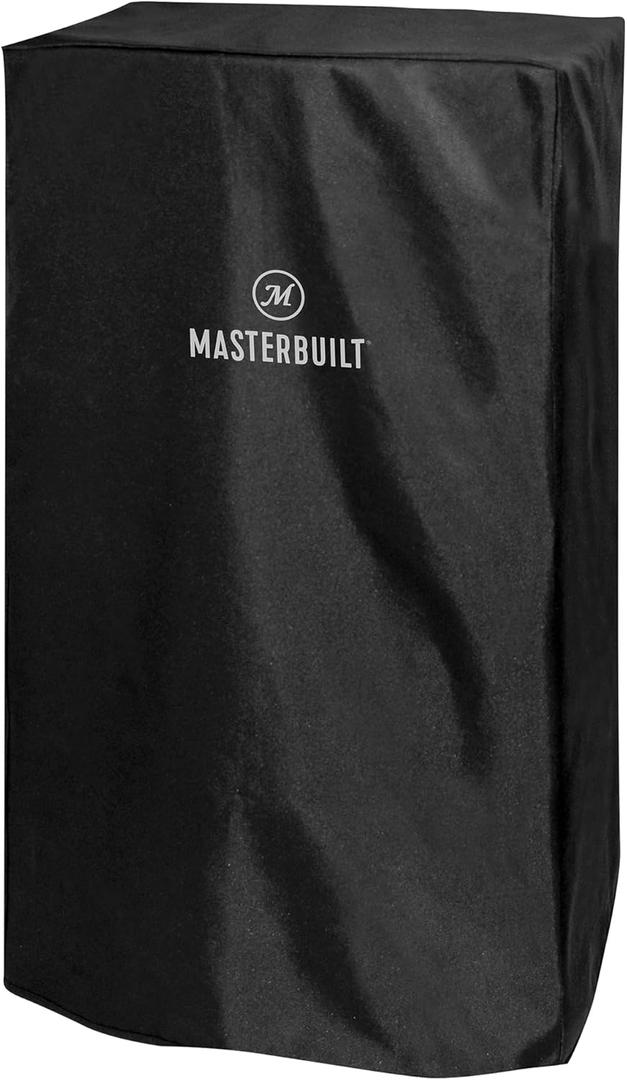 Masterbuilt 40-inch Vertical BBQ Smoker Weather-Resistant Polyester Cover to Fit All Masterbuilt 40-inch Vertical Smokers in Black, Model MB20080210