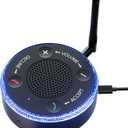 Phone Ringer Amplifier for Hearing Impaired & Seniors, Bluetooth Cell Phone Loud Amplifier with Flashing Lights, Upgrade Speaking Directly 3-Mode Adjustable Receiver, External Ringer for Cellphone