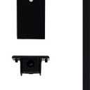 VANoopee H Track Lighting Rails Kit, 3.3FT H Type Track Rails Black with End Caps, Compatible with Single Circuit 120V H Style Track System and H Track Connector, for H LED Track Lighting Heads