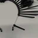 Yalice Black Frida Flower Headband Halloween Gothic Headpiece Day of the dead Floral Crown for Women