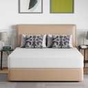 FDW | 10 Inch Queen Mattress | Medium Firm | Gel Memory Foam Mattress | White | Bed in a Box, CertiPUR-US Certified | Pressure Relief, Cooling Ventilated Foam | Washable Removable Cover