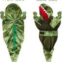 Dinosaur Dog Costume Halloween Dino Pet Costume, Funny Stegosaurus Dog Cosplay Costume for Small Medium Large Dogs, Warm Winter Dragon Dog Costume Outfits Special Events Photo Props Accessories