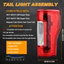 Right Tail Light Compatible with 2017-2019 Ford F250 F350 Super Duty