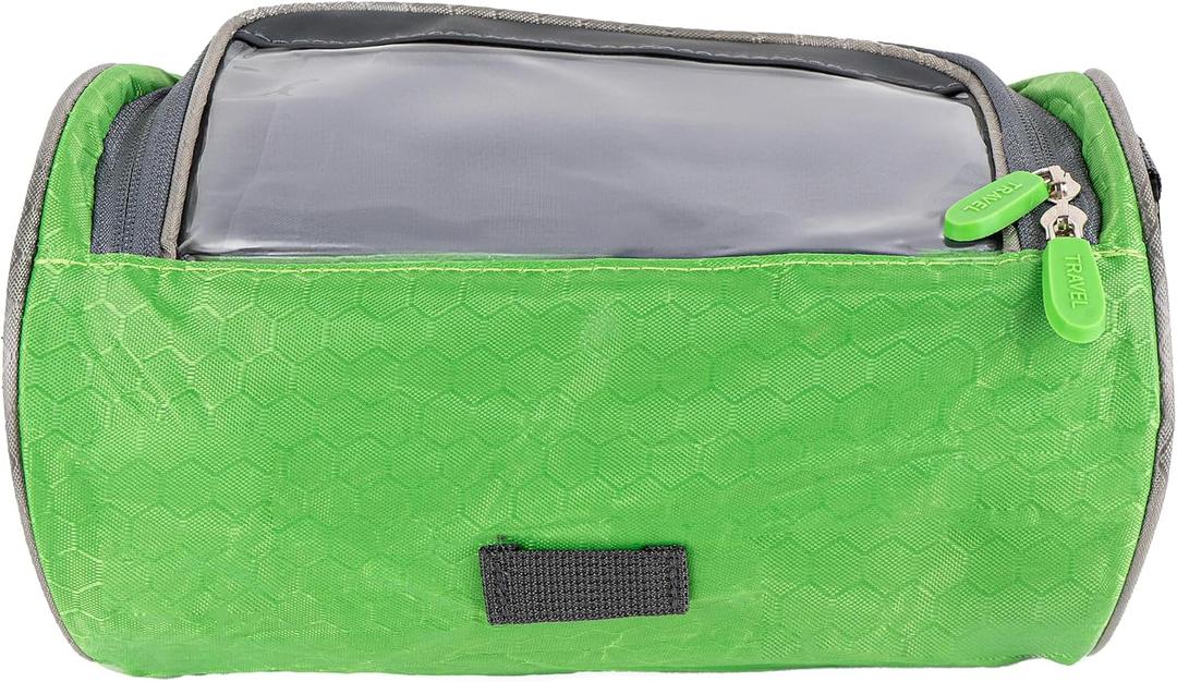Bike Handlebar Bag with Touchscreen, Waterproof Bicycle Front Bag for Phone Storage, Compact Handlebar Pouch for Road, Mountain & Electric Bikes