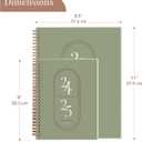 Rileys Academic Planner 2025-2026, Daily, Weekly & Monthly Planner, July 2025 - June 2026, Student Notes Pages, Twin-Wire Binding, Weekly Agenda for School & Work (8.5 x 11-Inches, Green)