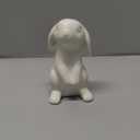 Easter Bunny Figurines Ceramic Rabbit Statue Modern Animal Rabbit Ornament for Easter Home Office Desk Decoration