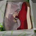 Sam Edelman Women's Langley Sneaker Deep Scarlet 10 Medium