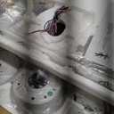 ZMISHIBO 72 inch White Ceiling Fans with Lights and Remote, Indoor/Outdoor Ceiling Fan for Patio Living Room, 6 Speed Reversible Quiet DC Motor, 3 CCT, Dual Finish Blades