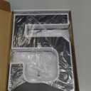 ISUNMEA 9 Inch Solar Lighted House Numbers for Outside, Light Up Waterproof LED Address Numbers Signs for Houses, Large Personalized Illuminated Exterior Modern House Numbers Light (5-Black, 9IN)