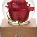MISS LI GARDEN Forever Red Rose 3D Crystal Ball Best Gifts for Wife Girlfriend Women Anniversary Mother Birthday Valentines Day Home Decor