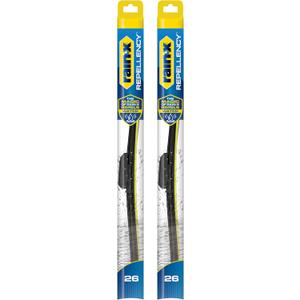 Rain-X 810365 Repellency Water Repellent Wiper Blades, 26" Windshield Wipers (Pack of 2), All Weather Streak-Free for Enhanced Visibility w/Water Repellency Formula 