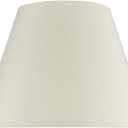 Aspen Creative 32009A Transitional Empire Shape Spider Construction Lamp Shade, Cream, 7" Top x 13" Bottom x 9-1/2" Slant Height