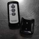 Motorized Projector Screen Pull Down 120 Inch Automatic Projector Screen with Remote Control and Ceiling Mount Hooks, Electric Projection Screen Retractable Black Movie Screen 4:3 Outdoor Indoor