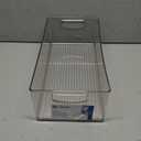 iDesign Stackable Storage Bin - Organizer Bin for Kitchen and Pantry, Clear, Made in USA