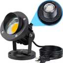 SUNVIE 20W Outdoor LED Spotlight with Photocell Sensor 120V Waterproof Dusk to Dawn Landscape Lighting 3000K Warm White Spot Lights Outdoor for Yard Flag Tree Garden Decor 6 FT Cord with US 3-Plug in