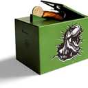 Dinosaur Claw Money Bank, Funny Ghost Hand Coin Box Terrible Stealing Coin Bank Dinosaur Money Saving Box Dino Surprise Piggy Bank (Green)