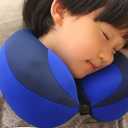 MOOB Kids Travel Pillow, Kids Head Neck & Chin Support U Shape Pillows, Travel Sleeping Essentials, Perfect for Car Airplane