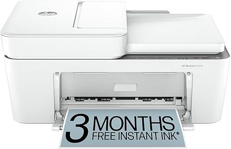 HP DeskJet 4255e Wireless All-in-One Color Inkjet Printer, Scanner, Copier, Best-for-Home, 3 Month Instant Ink Trial Included. This Printer is only 2.4 ghz Capable. AI-Enabled (588S6A)