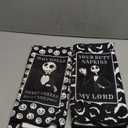 Cheroloven Nightmare Before Christmas Bathroom Decorations, Halloween Kitchen Bathroom Hand Towels, 2 Pack Funny Halloween Kitchen Towels Dish Cloths, Jack Pumpkin King Gothic Home Decor