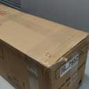 6ft Snow Flocked Artificial Pencil Christmas Tree, Unlit Slim Xmas Tree with Pine Cones, PVC Branch Tips Metal Stand, for Indoor Holiday Home/Office Decor