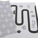 Baby Care Play Mat (Large, Nordic Trails - Morning Fog Arrows) 82'' x 55'' Original One-Piece Reversible Rollable Waterproof Play Mat for Infants, Babies, Toddler, and Kids