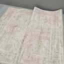 Washable Runner Rugs for Bedroom - 2x6 Runner Rug Non Slip, Ultra-Thin Entryway Runner, Soft Abstract Kitchen Runner for Hallway, Laundry, Bathroom, Indoor Door Mat (2'x6', Beige/Ivory)