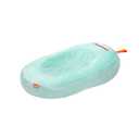 Boon Puff Inflatable Baby Bather - Infant Bathtub Includes Microfleece Cover and Contoured Sides  Inflatable Baby Bathtub for Newborns and Infants (Mint)