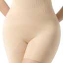 Esa Liang Shapewear Tummy Control for Women Body Shaper High Waisted Shorts (Beige, M)