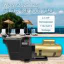 W3SP2621X25 2.5HP Super Pool Pump Fits for Hayward SP2621X25 | High Efficiency Swimming Pool Pump for Spa and In-Ground Pool, 115/230 V Single Speed