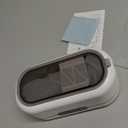 Ultrasonic Jewelry Cleaner, 48KHz Ultrasonic Cleaner Machine for Jewelry, Eyeglasses, Rings, Watch Strap, Dentures-Dual Cleaning Modes, 304 Stainless Steel Tank (White)