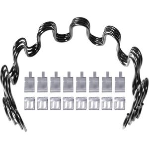 18inch Sofa Chair Upholstery Springs 4 PCS Replacement Includes Clips for Furniture Couch Repair or Other Applications