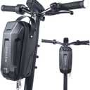 3L Large Scooter Bag with Handle, Portable Electric Scooter Storage Bag, Waterproof XL Handlebar Pouch Bag for Scooters, Bikes, Segway Niu, with Small Coded Lock & Screw Fixation Design