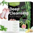 100 Pack Foot Pads, Ginger Oil Bamboo Charcoal, Foot Care Patch Message Deep Cleansing for Stress Relief, Better Rest, Feet Health Patches, Relaxing Muscles Christmas Gifts for Women